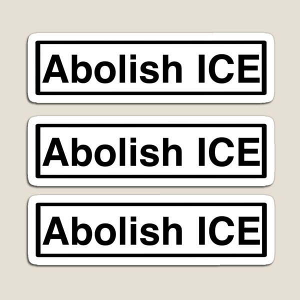 Item preview, Abolish ICE mini-stickers designed and sold by Loonster.