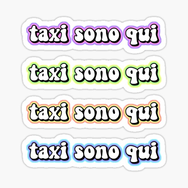 Item preview, taxi sono qui designed and sold by Leila Sayan.