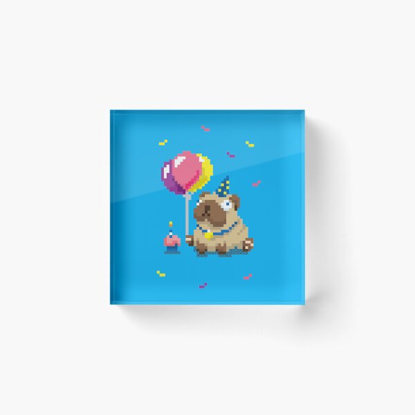 Item preview, Pug Pixel Art designed and sold by ArtByPMW.
