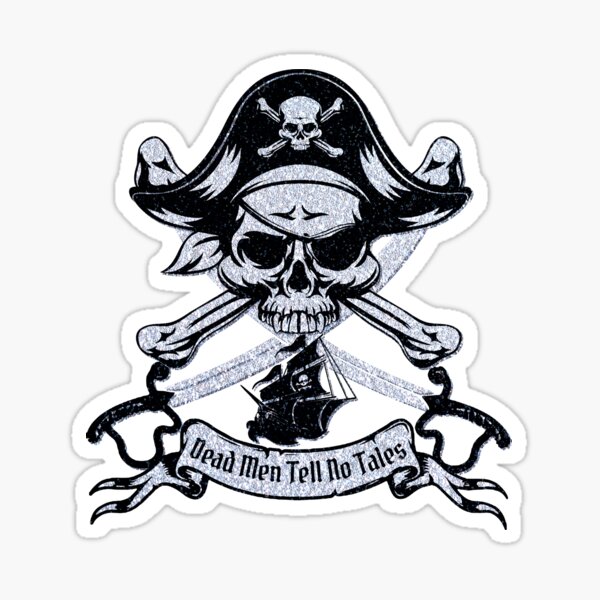 Dead Men Tell No Tales Stickers for Sale  Redbubble