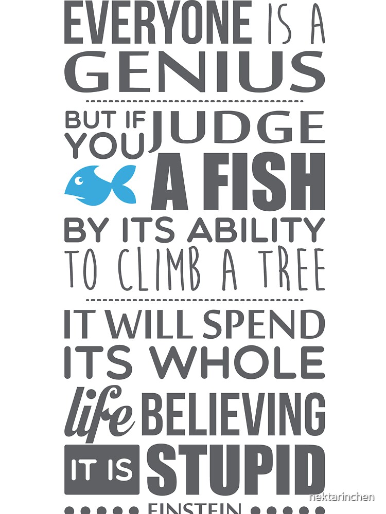 Featured image of post Fish Climbing A Tree Quote