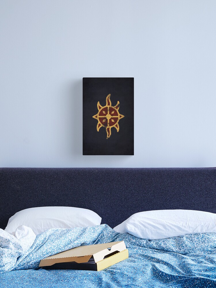 Thumbnail 2 of 3, Canvas Print, Dawnguard Logo · Distressed designed and sold by Logogami.