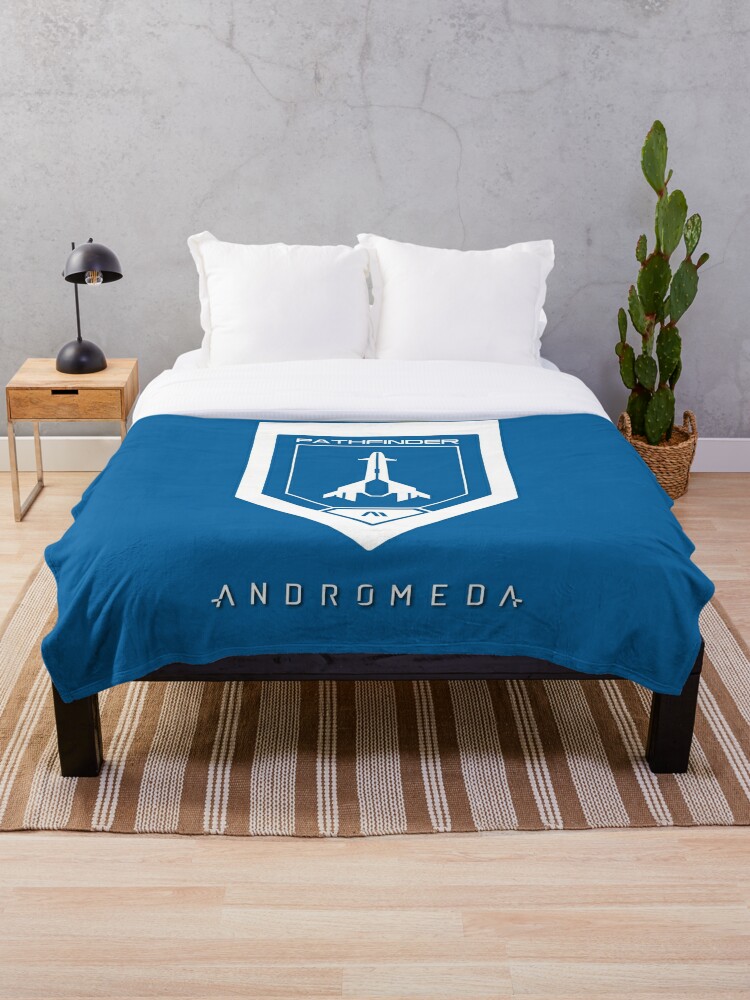 Pathfinder Mass Effect Throw Blanket By Keyur44