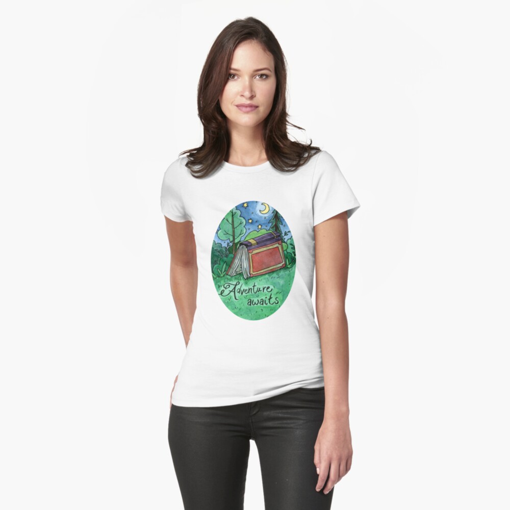 Item preview, Fitted T-Shirt designed and sold by arlieopal.