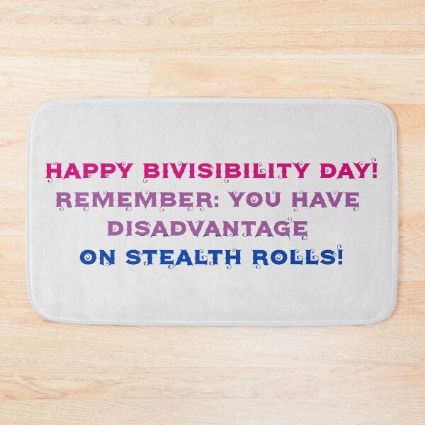 Item preview, Happy Bivisibility Day! designed and sold by schuettelspeer.