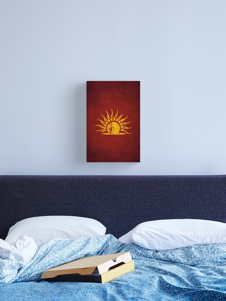Thumbnail 2 of 3, Canvas Print, Mythic Dawn Logo · Distressed designed and sold by Logogami.