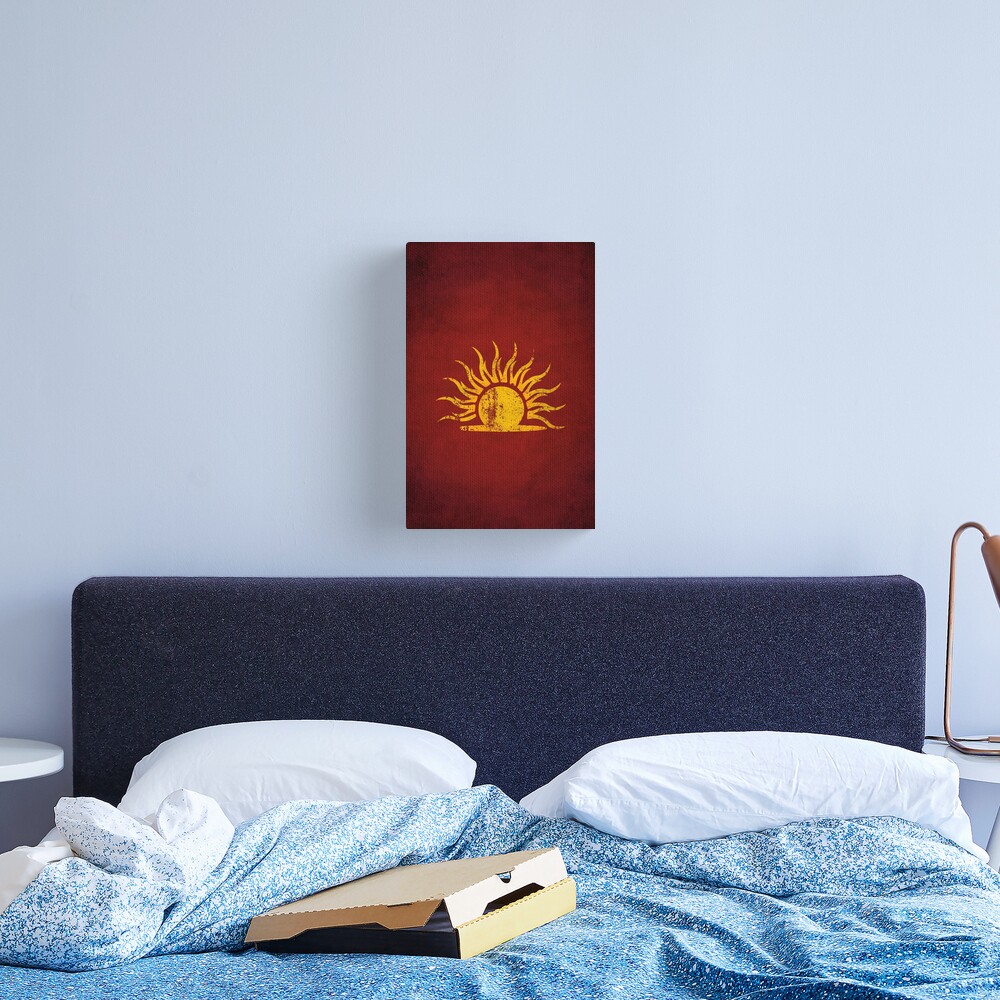 Mythic Dawn Logo · Distressed Canvas Print