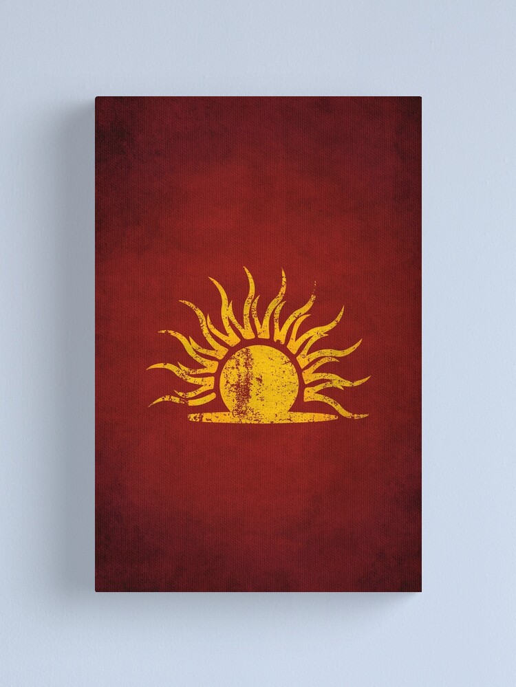 Alternate view of Mythic Dawn Logo · Distressed Canvas Print