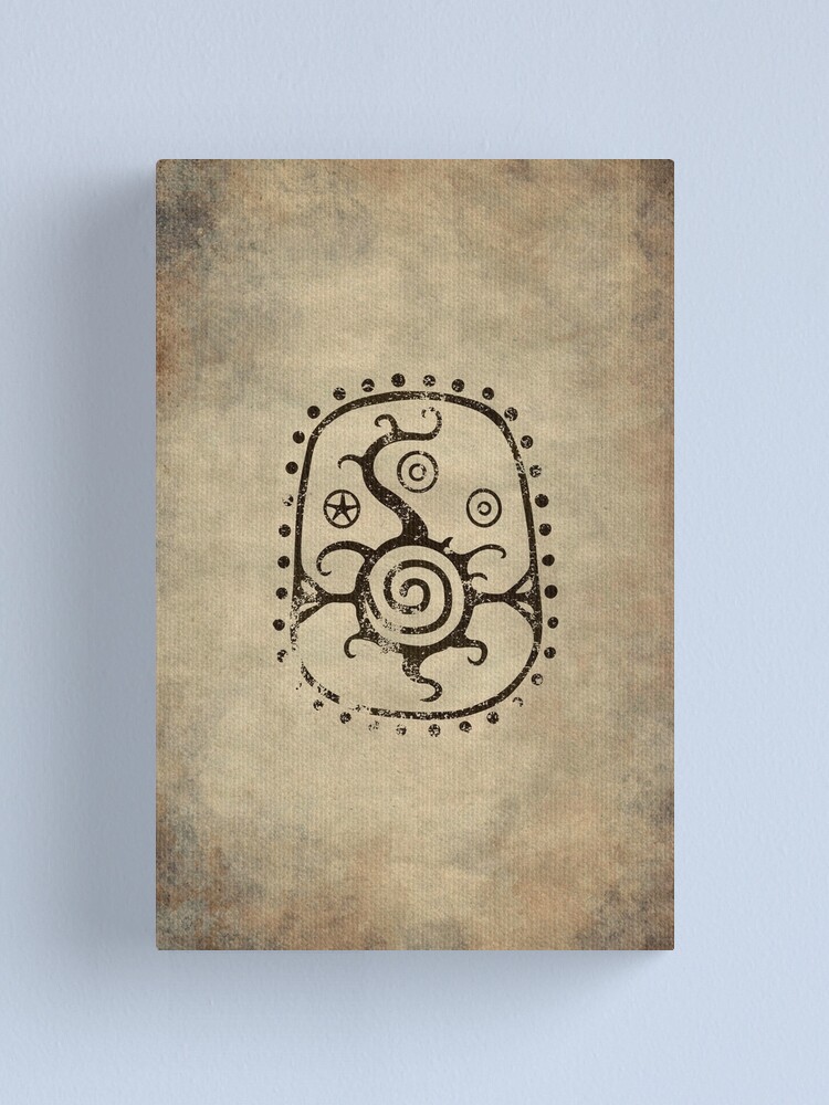 Alternate view of House Telvanni Logo · Distressed Canvas Print
