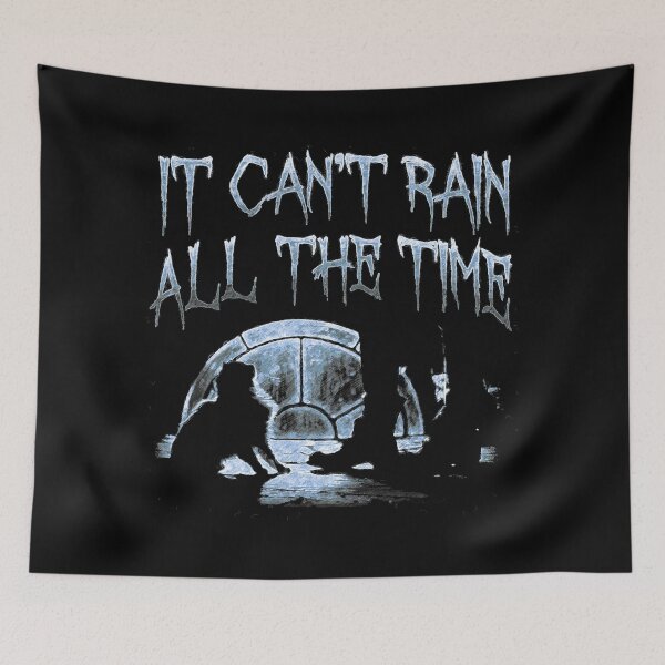 Item preview, Can't Rain All The Time Ice Blue designed and sold by Happy-Llama-Art.