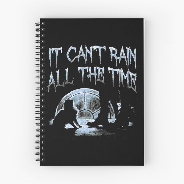 Item preview, Can't Rain All The Time Ice Blue designed and sold by Happy-Llama-Art.
