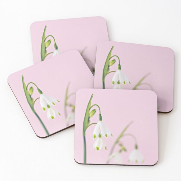 Item preview, Summer snowflake snowdrop on pink designed and sold by Zoe Power.
