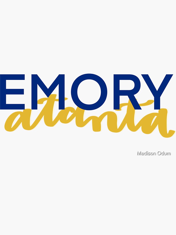 "Emory " Sticker for Sale by MKNAOS Redbubble