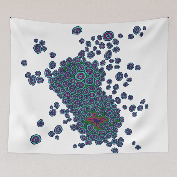 Item preview, Germs in Microscope, Science, Cell Art designed and sold by trishsierer.