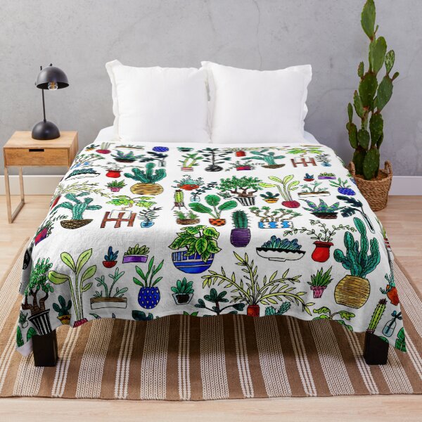 Item preview, I Want All the Plants Watercolor Painting designed and sold by arlieopal.