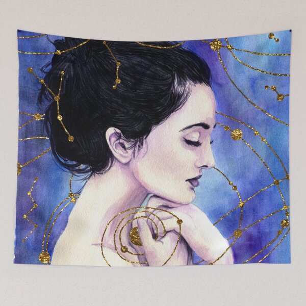 Item preview, Celestial Mother Watercolor Painting (2016) REVAMP designed and sold by arlieopal.