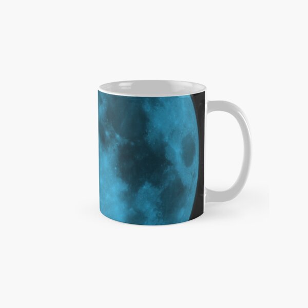 Neon Blue Moon Classic Mug