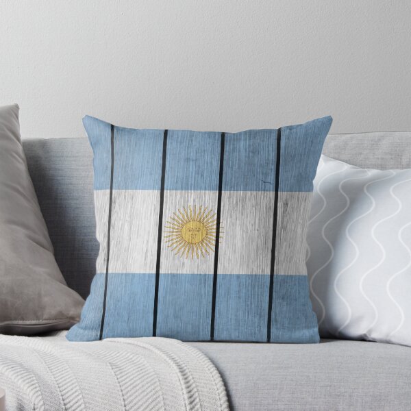 Item preview, Wooden Flag Of Argentine designed and sold by Olga Altunina.