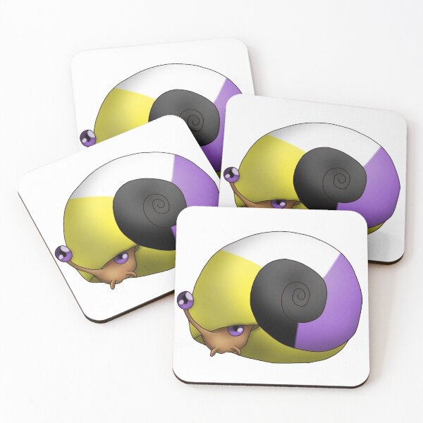 Item preview, Nonbinary Enby Coming Out Pride Snail designed and sold by PrideSnails.