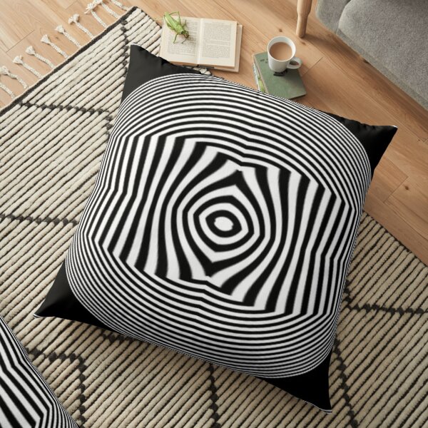 Psychedelic art, Art movement Floor Pillow