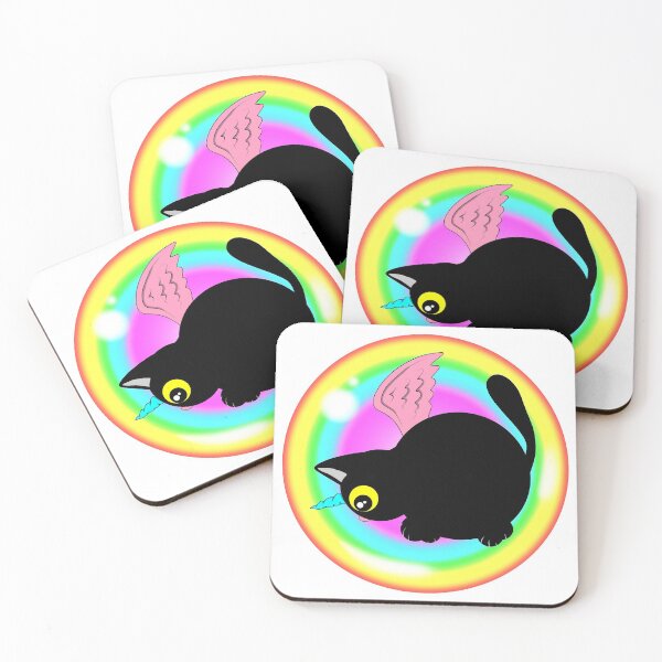 Item preview, Kittycorn in rainbow bubble designed and sold by Melanie Jeyakkumar.