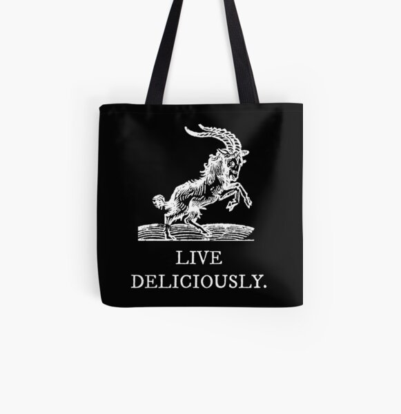 Yellow and Black Beach Tote Bag Goth Inspired Edgar Allan Poe Skull and Feather Tote Bag