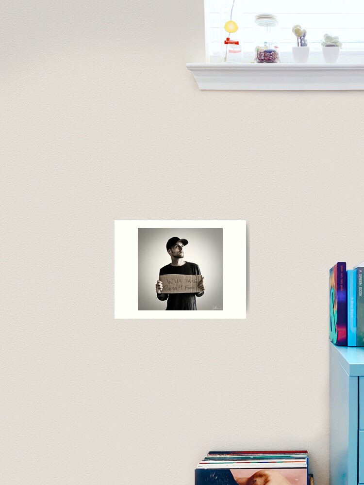 Thumbnail 2 of 3, Art Print, Will Take Photos 4 Food designed and sold by Spiiral.