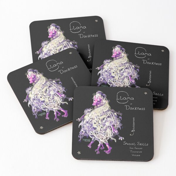 Item preview, 'Llama of Darkness' by Stringer Things (Hannah Stringer) designed and sold by stringerthings.