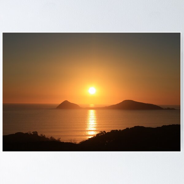 Norman Island Sunset Poster