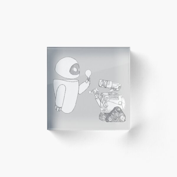 Wall-E Acrylic Block