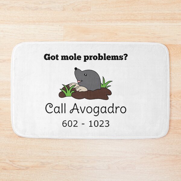 Item preview, Mole Problems? Call Avogadro designed and sold by ilexdesigns.