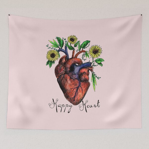 Item preview, Happy Heart Watercolor designed and sold by arlieopal.