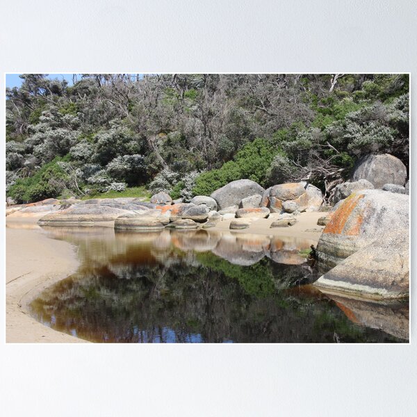 Rocky reflections Poster