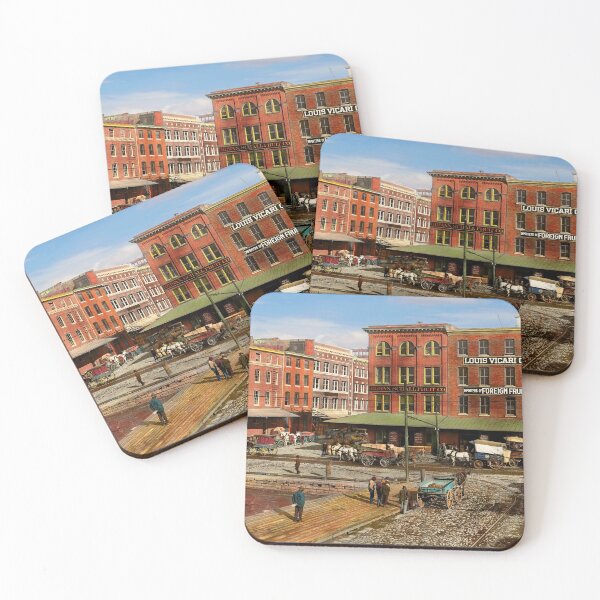 Item preview, City - Baltimore MD - Pratt St - Fruit Importers 1906 (Right Half) designed and sold by Mike Savad Photography.