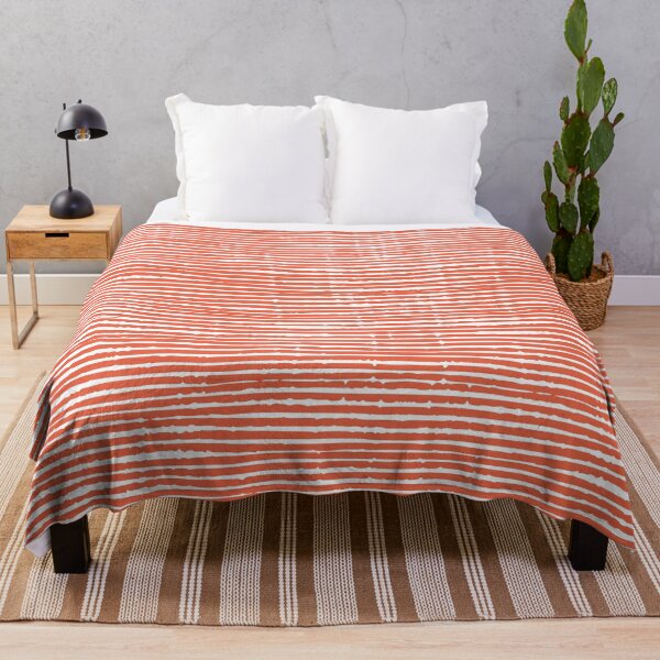 Item preview, Rustic Striped Abstract, Orange, Coral designed and sold by meggydesigns.