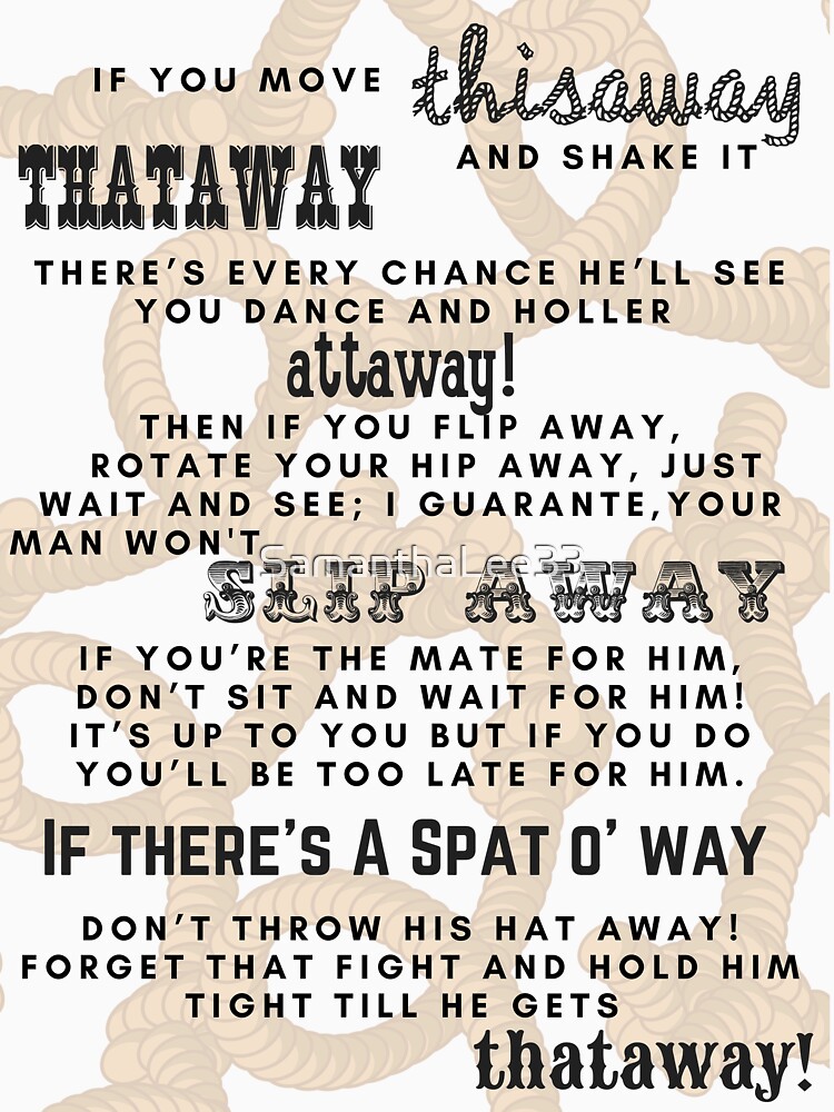 "Thataway Curtains (Rope)" Tshirt for Sale by SamanthaLee33