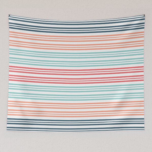 Item preview, Coral Beach Stripes designed and sold by Sharon Schwalbe.