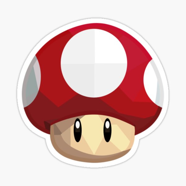 Mushroom Powerup Sticker