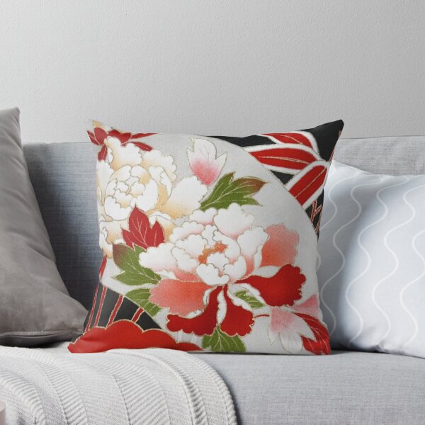 Item preview, Japanese Floral Wedding Kimono Pattern designed and sold by Vicky Brago-Mitchell®.