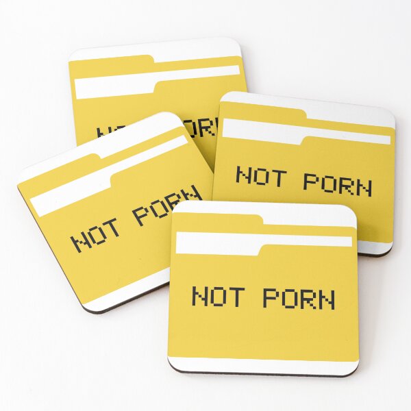 Item preview, Not Porn Folder Funny Sticker designed and sold by WWROBEL SHOP.