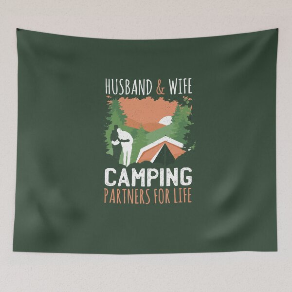 Item preview,  Husband and Wife Camping Partners for life.  designed and sold by FFelder.