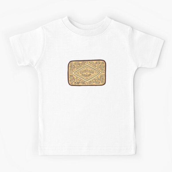 Custard Cream British Biscuit Kids T-Shirt