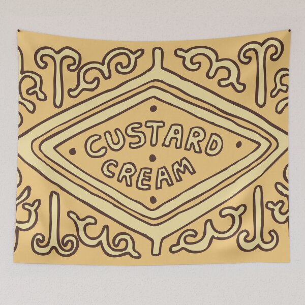 Item preview, Custard Cream British Biscuit designed and sold by evannave.