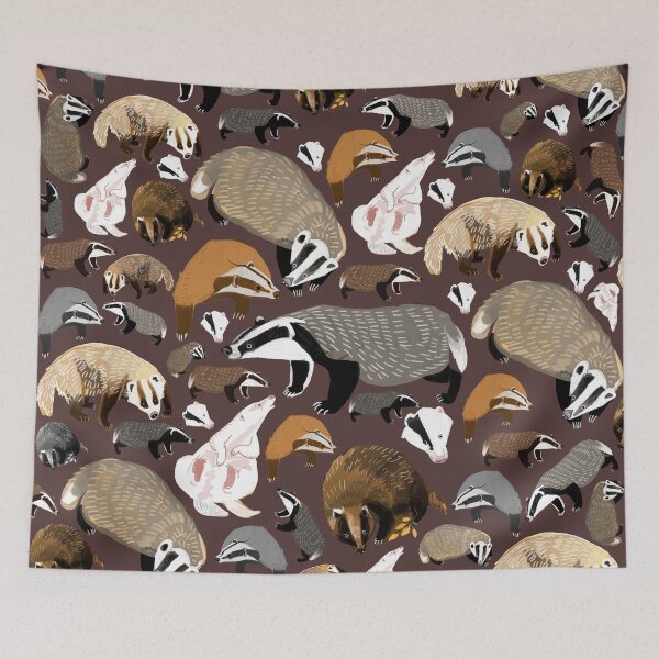 Item preview, European Badger designed and sold by belettelepink.