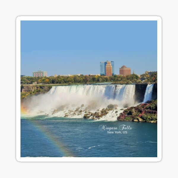 Niagara Falls, NY, US - AmericanFalls & Bridal Veil Falls Sticker