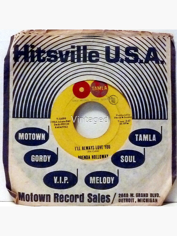 Hitsville USA, Motown, Tamla, Company sleeve, 45, 1964, soul, r