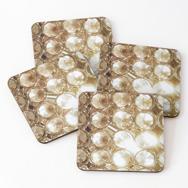 Item preview, Photographic Image of Brilliant Crystals and Gold Tones designed and sold by CrazyCraftLady.