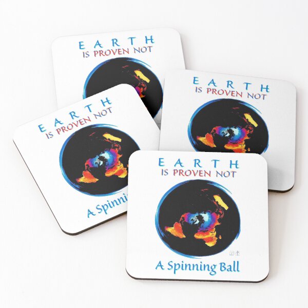 Item preview, Earth Proven Not A Spinning Ball designed and sold by AnubisApparel.