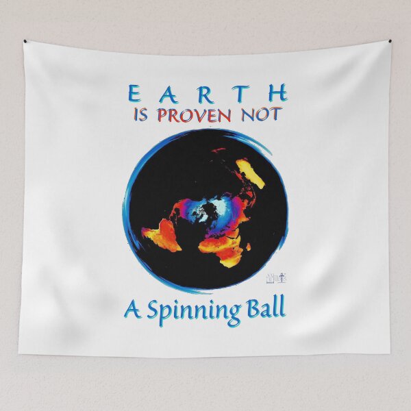 Item preview, Earth Proven Not A Spinning Ball designed and sold by AnubisApparel.