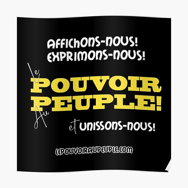 LE POUVOIR APPARTIENT AU PEUPLE! (II) Poster